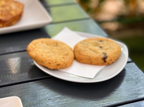 Cookie sa čokoladom u Moon restoranu.